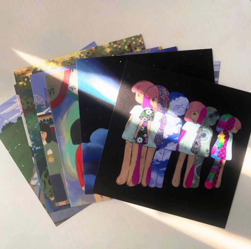 IIMEMEME Art Printing Collection Card |Set B