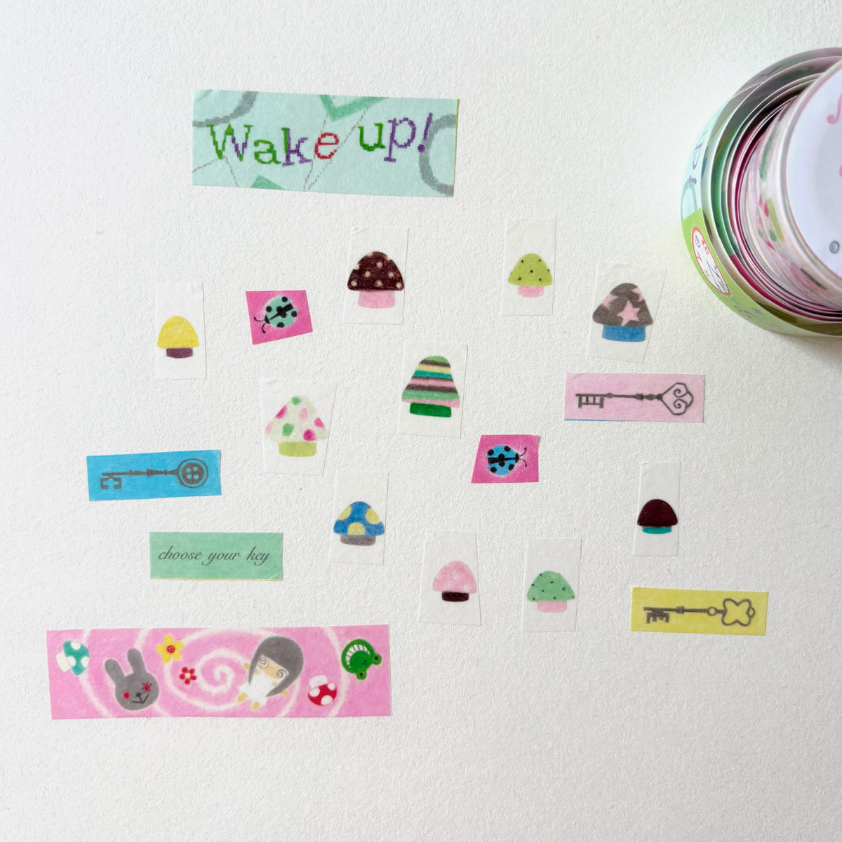 Mushroom House Washi Tape