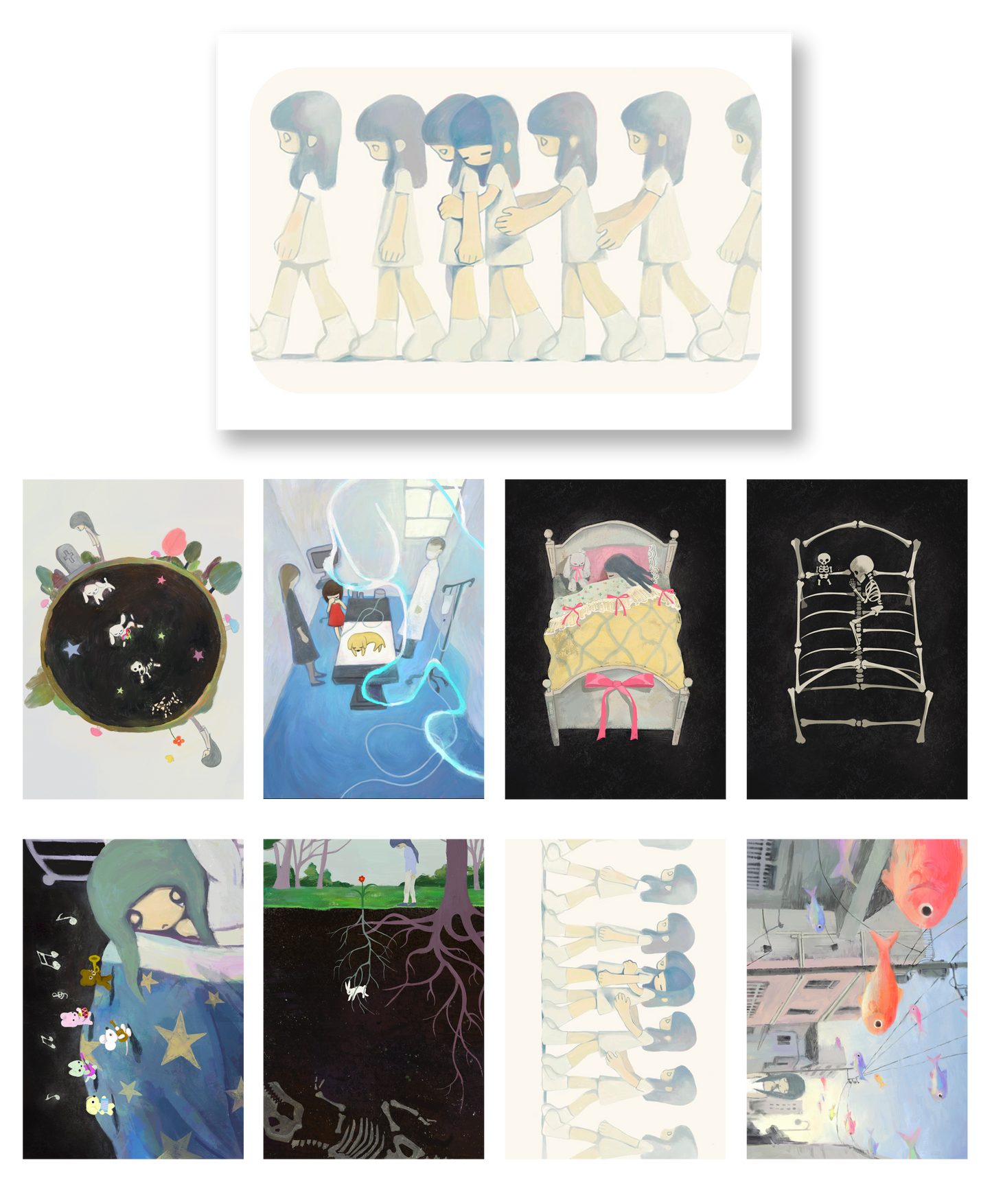 IIMEMEME Art Printing Collection Card |Set C