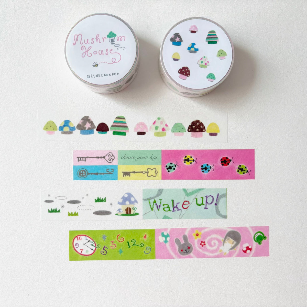 Mushroom House Washi Tape